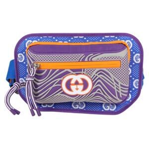 Gucci Nylon Waist Bag Silver